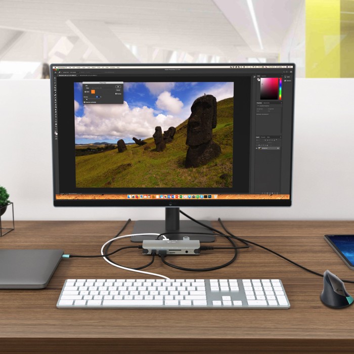 Dicota USB-C Mobile 10-in-1 Docking Station, USB-C 3.0 [Buchse] (D31955)