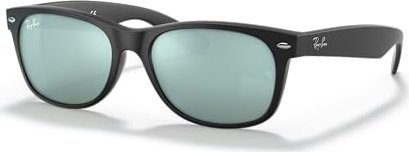 Ray-Ban RB2132 New Wayfarer Flash 52mm black/silver flash (RB2132-622/30)