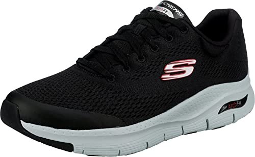 Skechers Arch Fit schwarz/rot (Herren) (232040-BKRD)