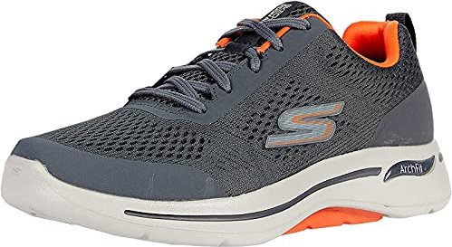 Skechers Go Walk Arch Fit Idyllic grau/orange (Herren) (216116-CCOR)