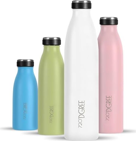 720°DGREE milkyBottle Trinkflasche 1l snow white