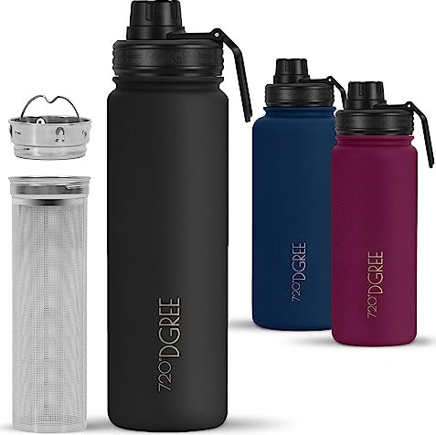 720°DGREE noLimit Steel Insulated Isolierflasche 710ml onyx black