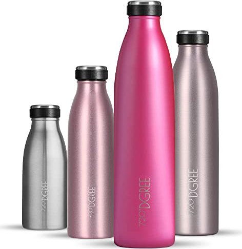720°DGREE milkyBottle Trinkflasche 1l fuchsia pink