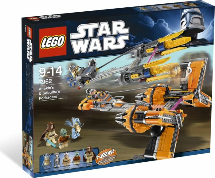 LEGO Star Wars Episoden I-VI - Anakin's & Sebulba's Podracers (7962)