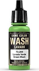 Vallejo Game Color rev.1 Wash green, 17ml (73.205)
