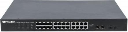 Intellinet Rackmount Gigabit Smart Switch, 24x RJ-45, 2x SFP+, PoE+ (561143)