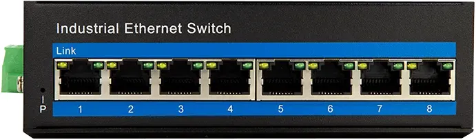 LogiLink NS200 Industrial Railmount Gigabit Switch, 8x RJ-45 (NS203)