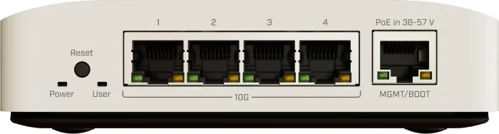 MikroTik Cloud Router Switch CRS304 Desktop 10G Managed Switch, 4x RJ-45, PoE PD (CRS304-4XG-IN)