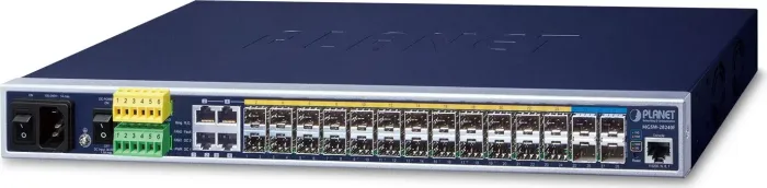 Planet MGSW Metro Rackmount Gigabit Switch, 4x RJ-45, 24x SFP, 4x SFP+ (MGSW-28240F)