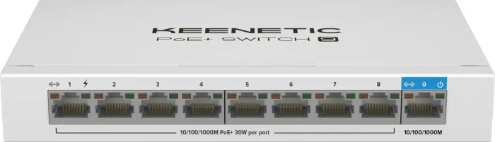 Keenetic Switch 9 Desktop Gigabit Switch, 9x RJ-45, 120W PoE+ (KN-4710-01-EU)