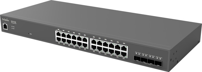 EnGenius Cloud Switch Series ECS Rackmount Gigabit Managed Switch, 24x RJ-45, 4x SFP+ (ECS1528)