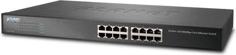 Planet FNSW-1601 Rackmount Switch, 16x RJ-45
