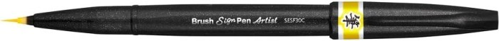 Pentel Brush Sign Pen Artist SESF30C gelb (SESF30C-GX)