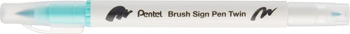 Pentel Brush Sign Pen Twin SESW30C smaragdgrün (SESW30C-T134E)