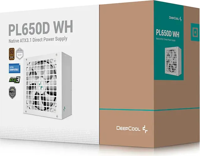 DeepCool PL-D Series PL650D WH V2 weiß 650W ATX 3.1 (R-PL650D-FC0W-EU-V2)