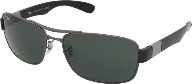 Ray-Ban RB3522 61mm gunmetal/green (RB3522-004/71)
